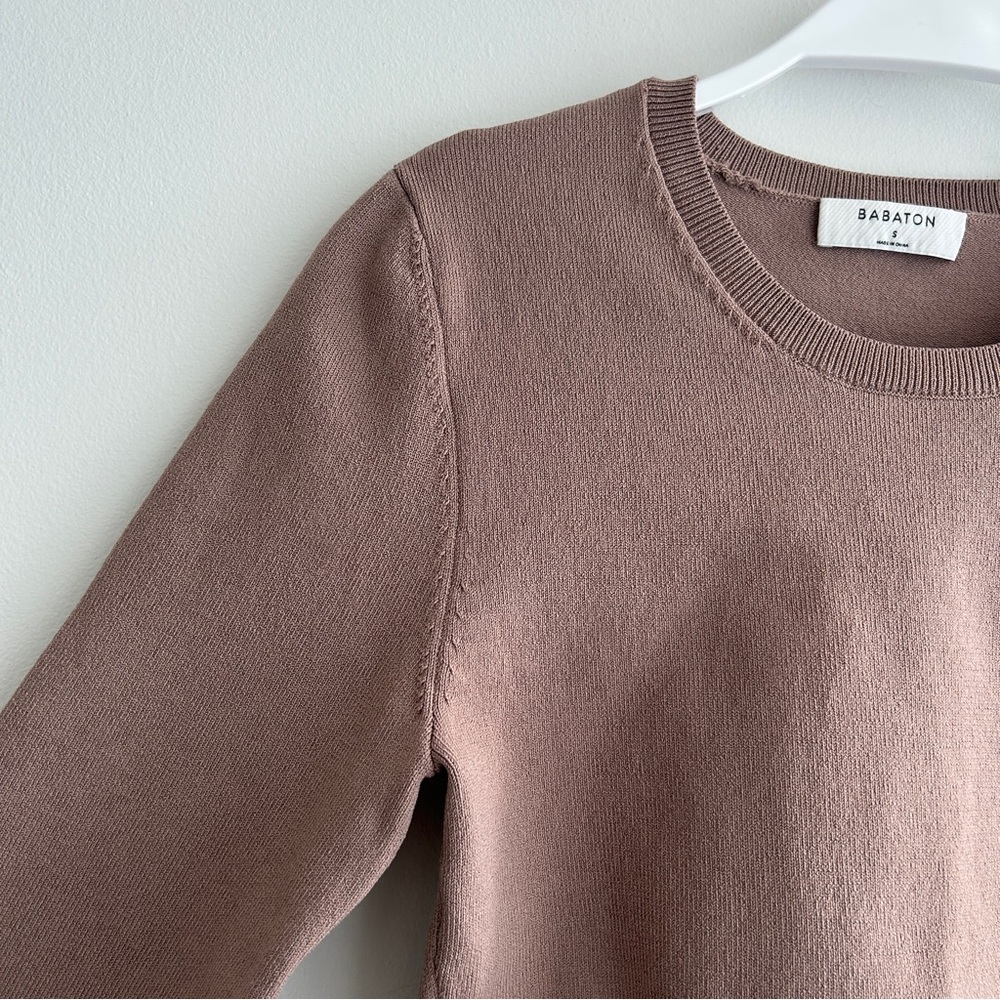 Babaton Sculpt Knit Empire Longsleeve - Picture 4 of 5